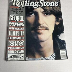 Rolling Stone Magazine George Harrison Tribute Jan 17 2002 Issue #857 Pre-Owned